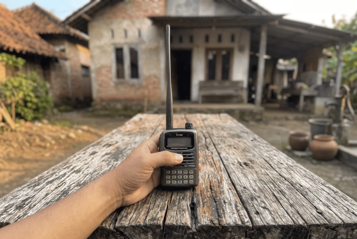 HT Icom IC-T90A Bekas Langka | Tri-Band & Wideband RX