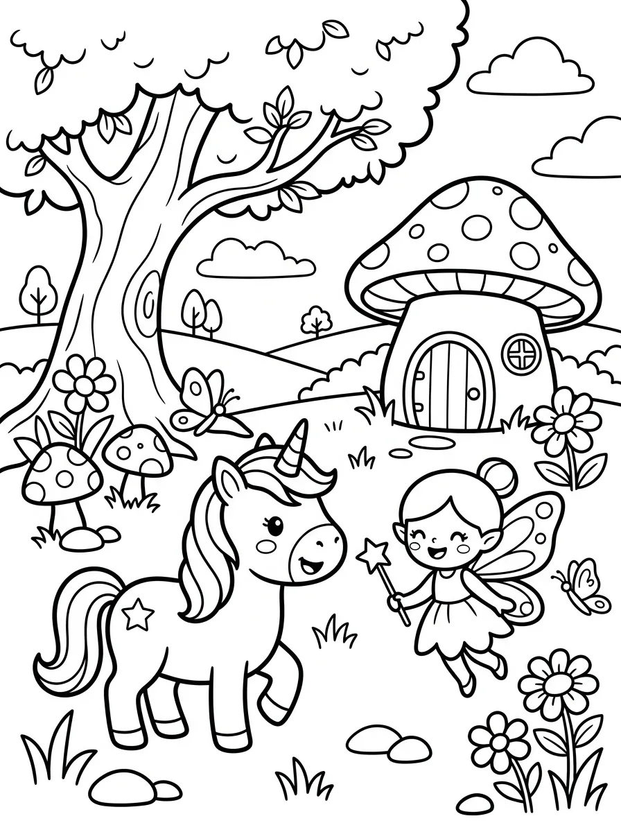 Foto tambahan 2 Download Buku Mewarnai Anak – Kuda Poni & Unicorn PDF