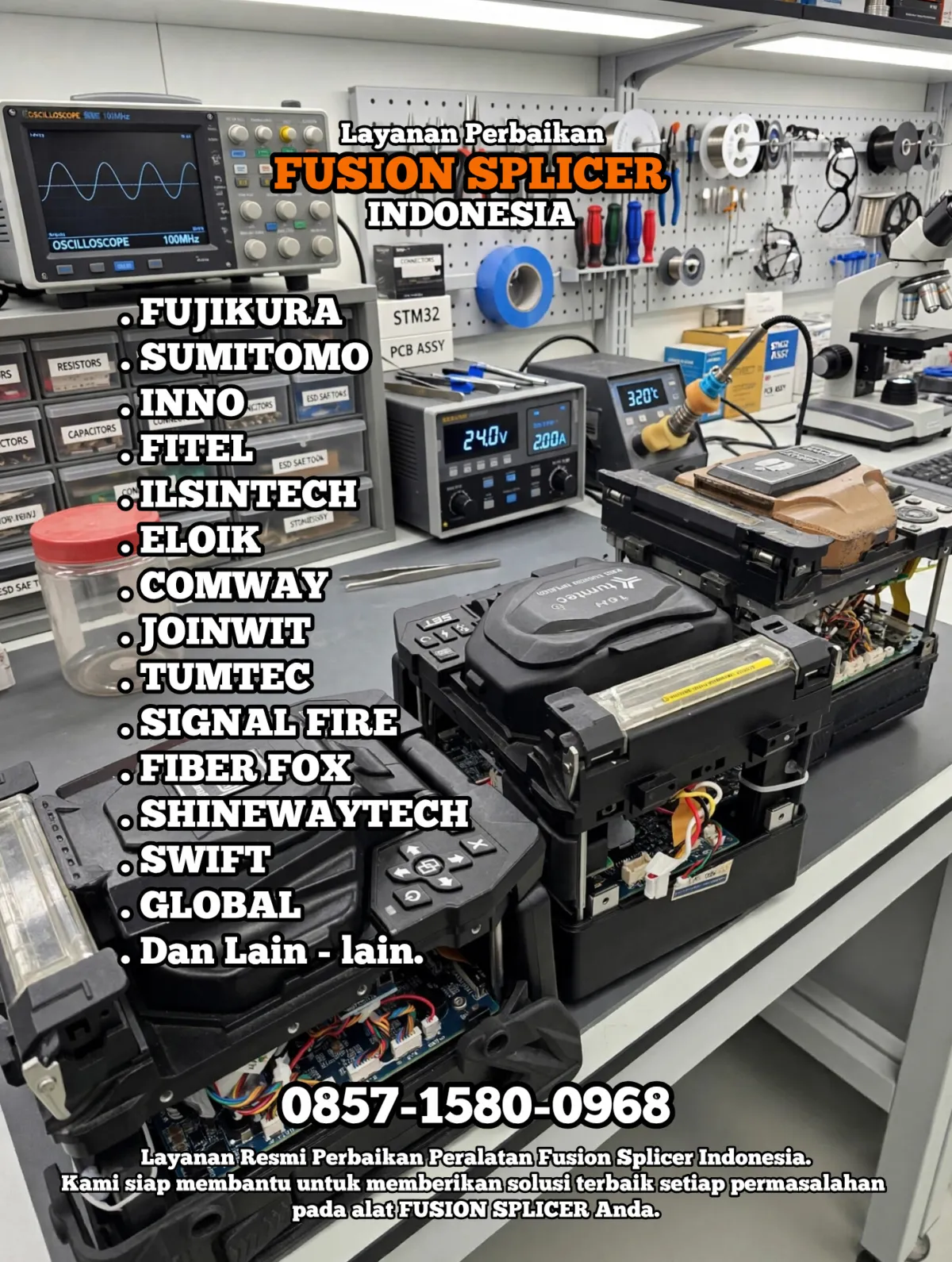 Fusion Splicer Official Repair