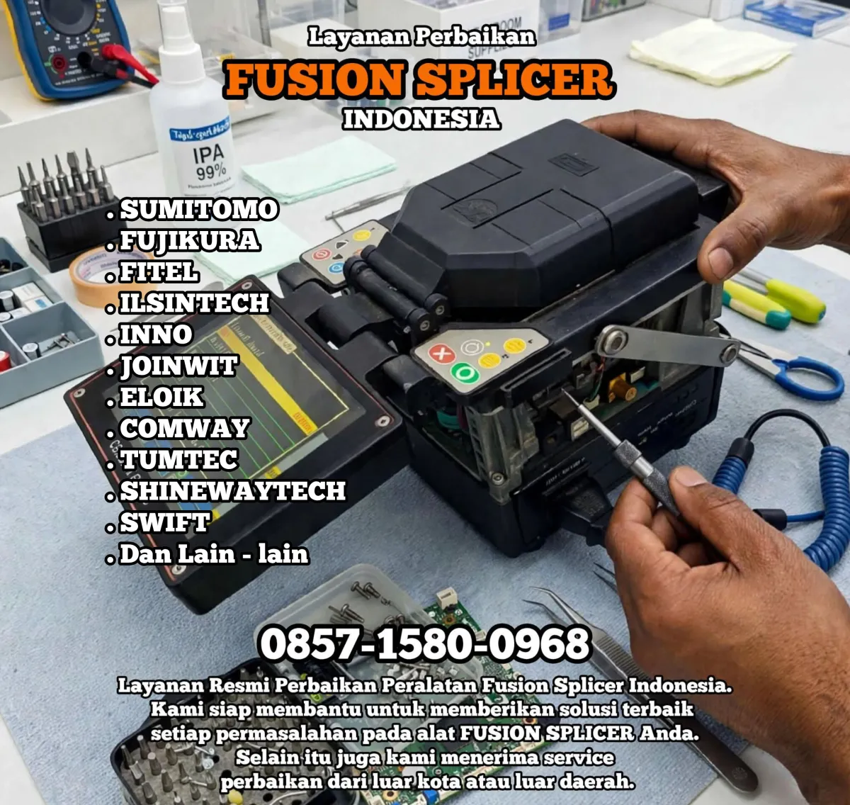Tempat Perbaikan Semua Jenis Alat Splicer